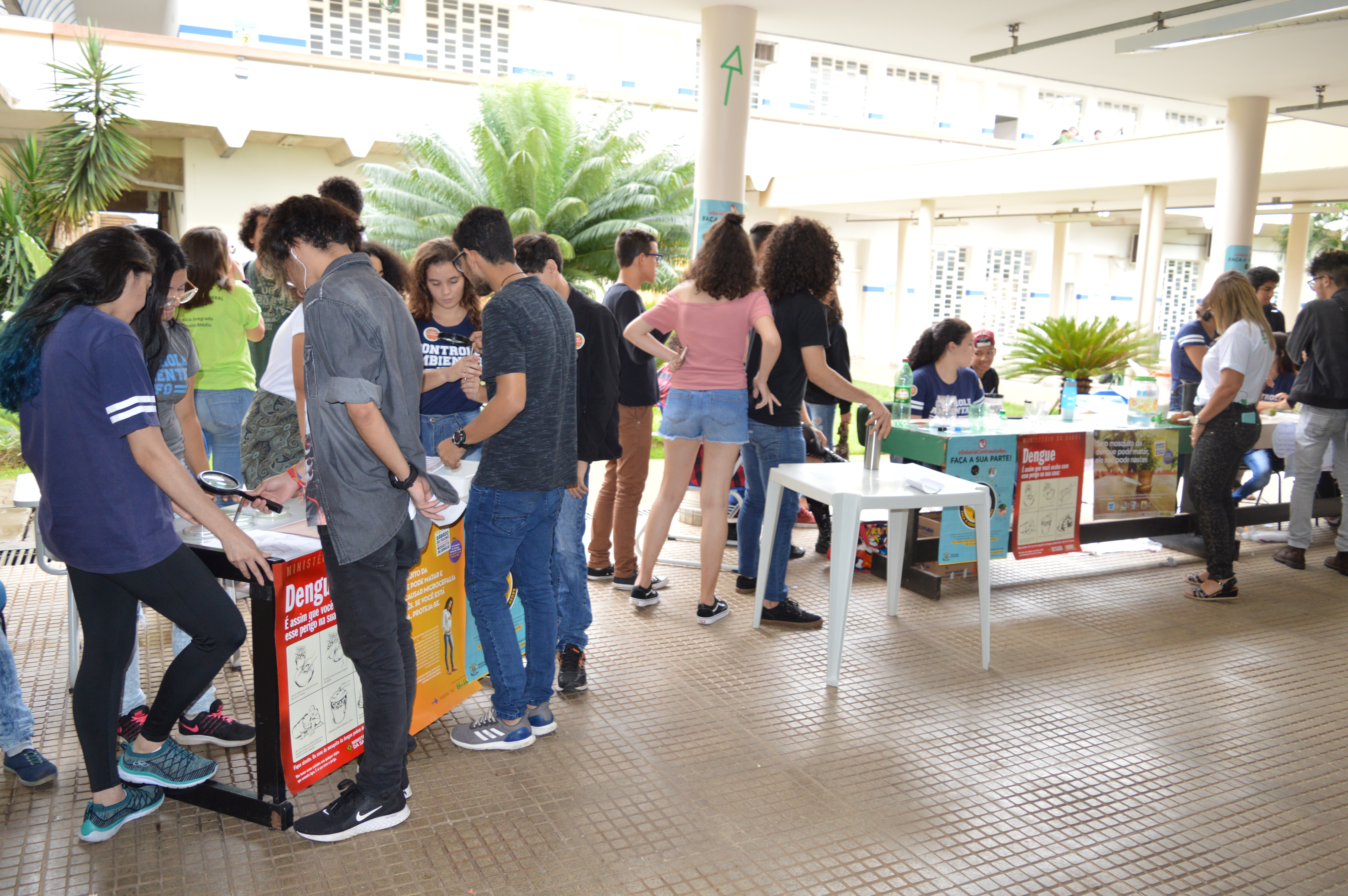 Vivendo com Saúde e a CISSP contra a Dengue foram atividades de promoção à saúde realizadas nesta quinta-feira, 11, no Câmpus Goiânia.